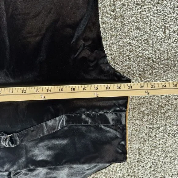 Scully Vest Suede Leather Men Large Tan Western Bourbon Snap Front New With Tags - Picture 14 of 16